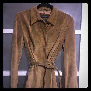 Suede banana republic coat🧥